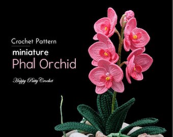 Miniature Phal Orchid Crochet Pattern