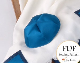 Kippah/Yarmulke PDF Sewing Pattern - Jewish Craft