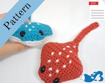 Beginner-Friendly Stingray Amigurumi Crochet Pattern