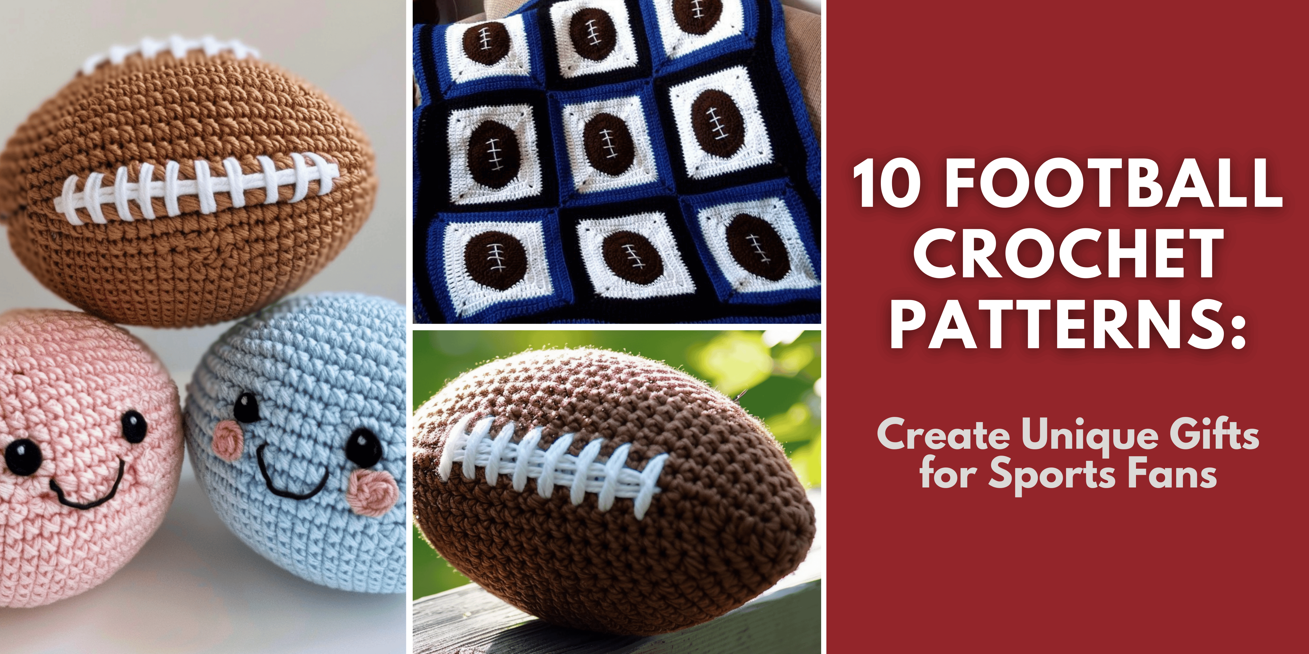 Crochet Football Tree 40 Football Crochet Patterns: Create Unique Gifts for Sports Fans