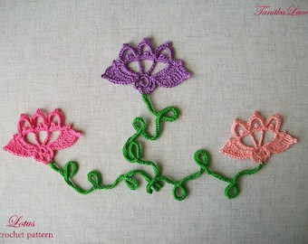 Lotus Crochet Pattern: Photo Tutorial & Diagrams