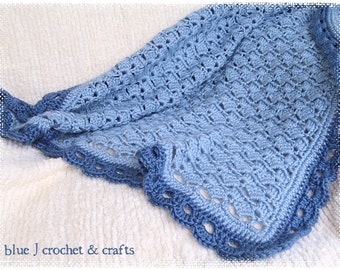 Laced With Love: Antique Crochet Baby Blanket Pattern