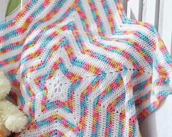 Star Baby Afghan: Easy Crochet Pattern