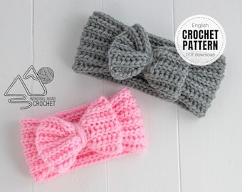 X Crochet Baby Headband Pattern PDF