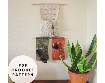 Crochet Storage and Wall Hanging Basket Pattern