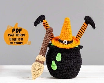 Halloween Witch Amigurumi Crochet Pattern Bundle