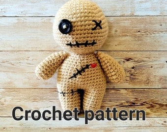 Cute Voodoo Doll Crochet Amigurumi Pattern