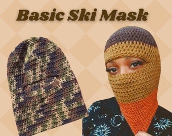 Basic Ski Mask Crochet Pattern