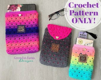 Crochet iPad Sleeve or Book Cover Pattern