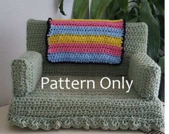 Crochet Pattern for Versatile Cat Couch Bed