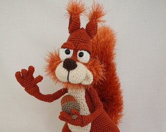 Sid the Squirrel Amigurumi Crochet Pattern
