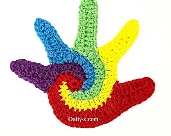 Swirly Hand Crochet Pattern PDF Guide