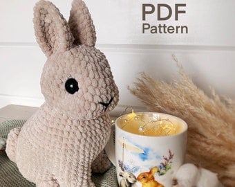 Realistic Mini Bunny Amigurumi Crochet Pattern PDF