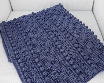 Modern Boho Cozy Crochet Blanket Pattern