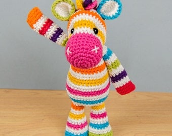 DIY Rainbow Zebra Amigurumi Crochet Pattern