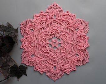 Crochet DIY Lace Doily Pattern with Instructions