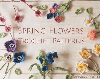 Spring Flowers Crochet Collection: Step-by-Step Pattern