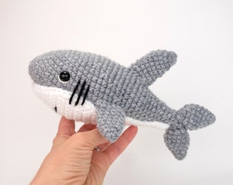 Shawn the Shark: Amigurumi Crochet Pattern PDF