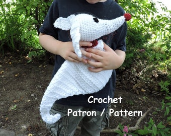 Zero Ghost Dog Crochet Pattern: Nightmare Before Christmas