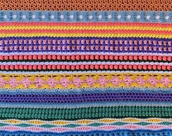 Crochet Scrapghan Blanket Pattern for Crafters