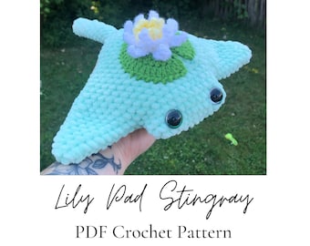 Quick & Easy Lily Pad Stingray Crochet Pattern