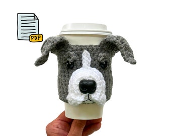 Pitbull Crochet Pattern for Dog Lovers Gift