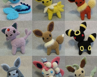 Adorable Chibi Eeveelution Crochet Patterns Pack