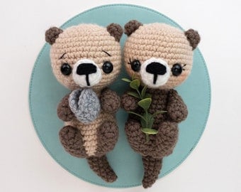 Crochet Amigurumi Sea Otter Friends Pattern PDF