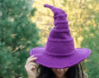 Whimsical Witch Hat: Crochet Pattern Magic