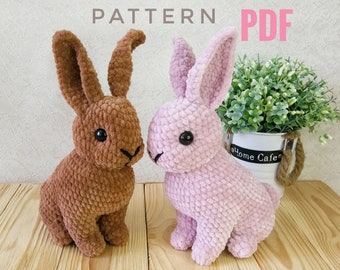 Mini Bunny Rabbit Amigurumi Crochet Pattern
