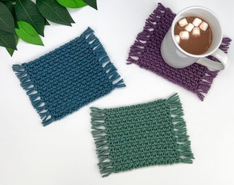 Easy Crochet Coaster/Mug Rug Pattern