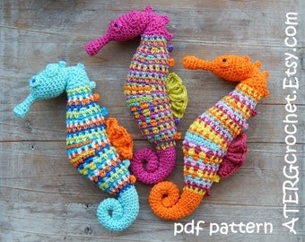 Seahorse Crochet Pattern by ATERGcrochet