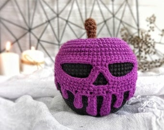 Spooky Halloween Amigurumi Apple Crochet Pattern PDF