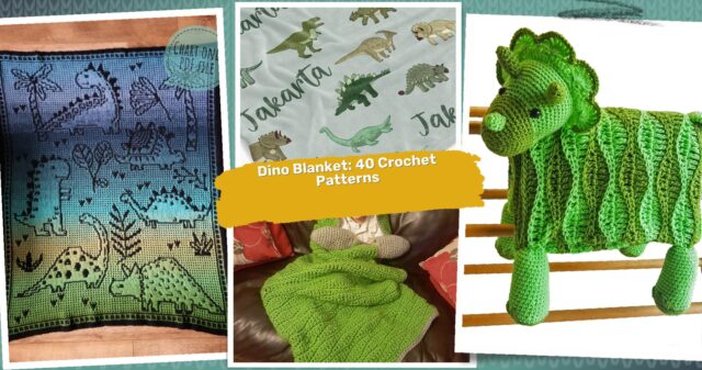 40 Dinosaur Blanket Crochet Patterns: Unleash Your Creativity Today!