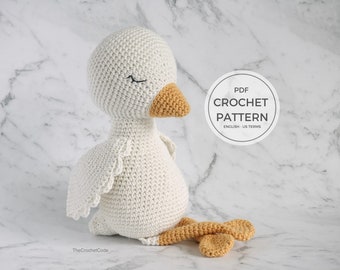 Duck Amigurumi Crochet Pattern: Plush Stuffed Toy