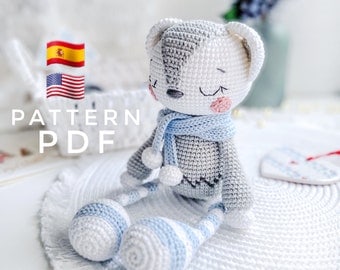 Polar Bear Amigurumi Crochet Pattern (English)