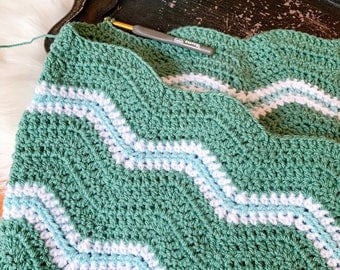 Easy Daisy Cottage Crochet Blanket Tutorial