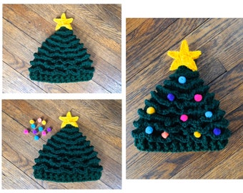 Festive Crochet Christmas Tree Hat Pattern