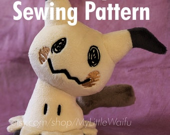 Mimikyu DIY Sewing Pattern With Embroidery Files
