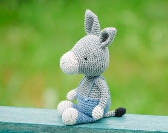 Charming Amigurumi Donkey Crochet Pattern PDF