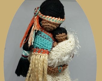 KEARA Native American Amigurumi Crochet Pattern
