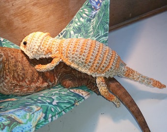 Bearded Dragon Crochet Stuffed Toy Pattern