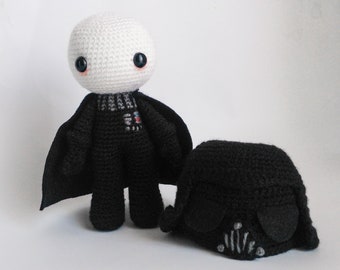 Darth Vader Amigurumi Crochet Pattern - EN+FR