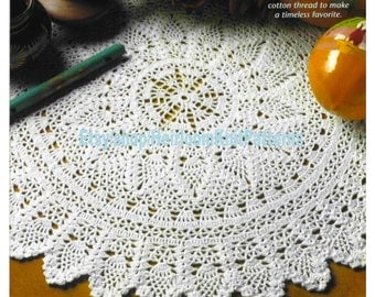 Vintage Pineapple Fiesta Crochet Doily Pattern