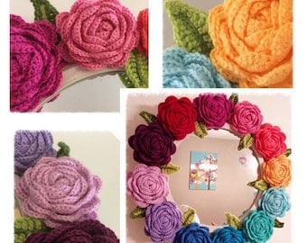 Cheerful Happy Rose Crochet Pattern