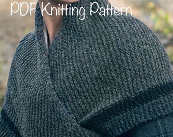 Claire's Outlander-Replica Triangle Shawl Knitting Pattern PDF