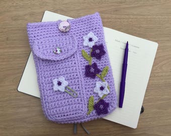Crocheted A5 Journal Cover Pattern with Pen Pocket