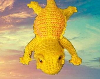 Crochet Pattern for Bruce the Bearded Dragon