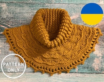 Mustard Dreams Crochet Neck Warmer Pattern