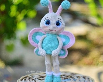 Elina the Butterfly: Amigurumi Crochet Pattern PDF
